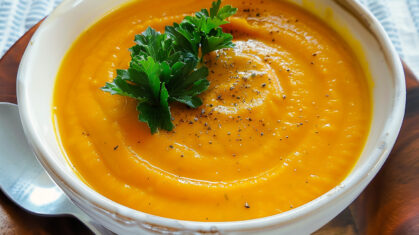 Creamy Roasted Carrot Soup Recipe - Healthy, Easy, and Delicious