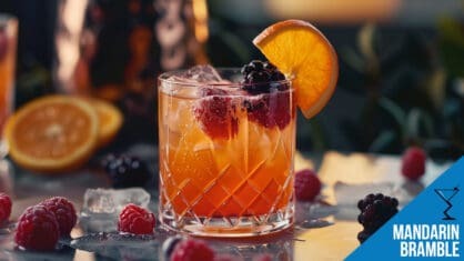 Mandarin Bramble Cocktail Recipe - Refreshing Citrus Delight