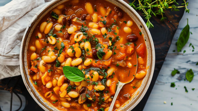 Pasta e Fagioli Recipe - Hearty Italian Pasta and Beans Soup