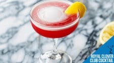 Royal Clover Club Cocktail Recipe - Classic Pink Delight