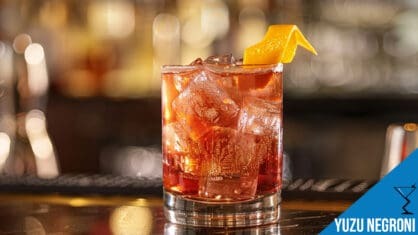 Yuzu Negroni