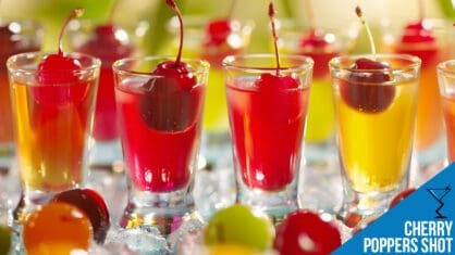 Cherry Poppers Shot Recipe - A Fun Jello and Vodka Mix with a Beer Twist