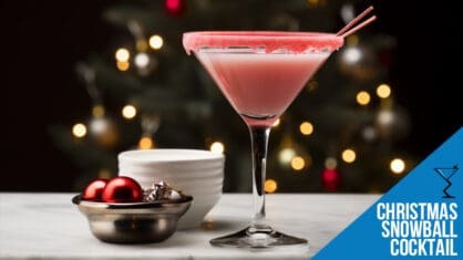 Christmas Snowball Cocktail