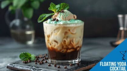 Floating Yoda Cocktail