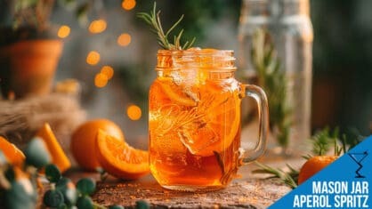 Mason Jar Aperol Spritz Recipe - Refreshing Wine Cocktail