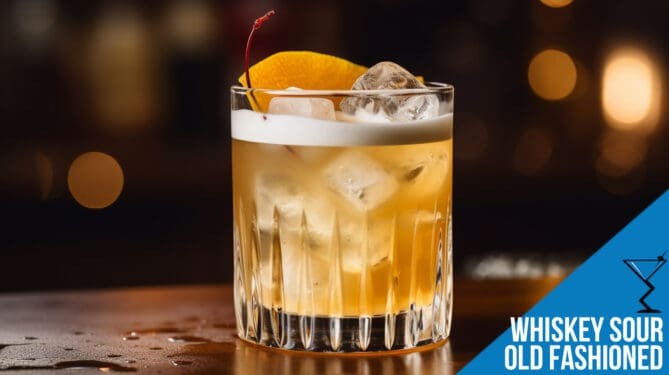 whiskey sour old fashioned Cocktail